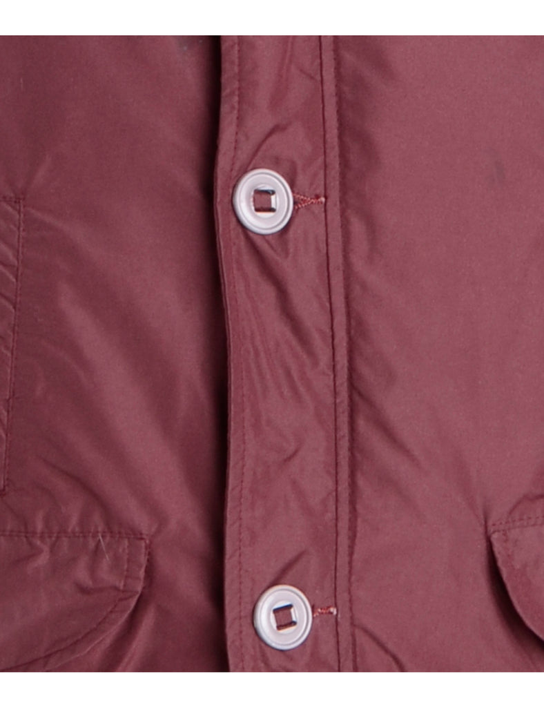 Beyond Retro Label Zip Front Parka Jacket