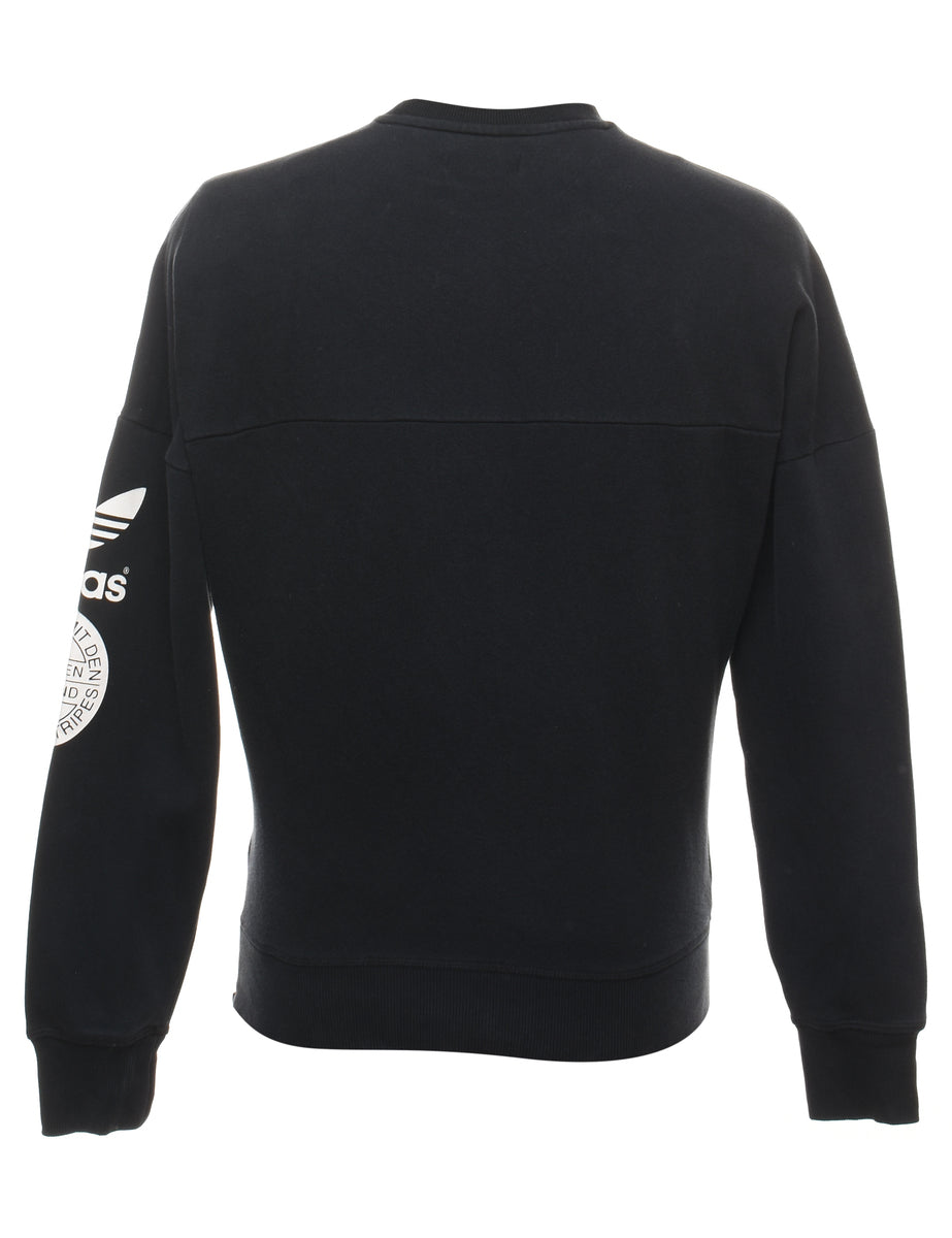 Unisex Adidas Adidas Printed Sweatshirt Black, S Beyond Retro