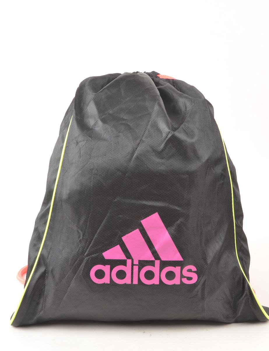 adidas burst drawstring backpack Unisex Adidas Black, Blue & Pink Adidas Drawstring Backpack Black, L
