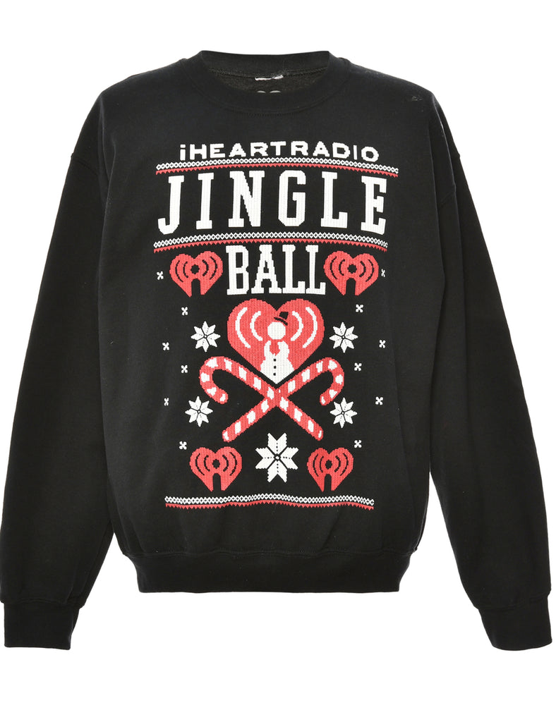 Black Christmas Sweatshirt - M