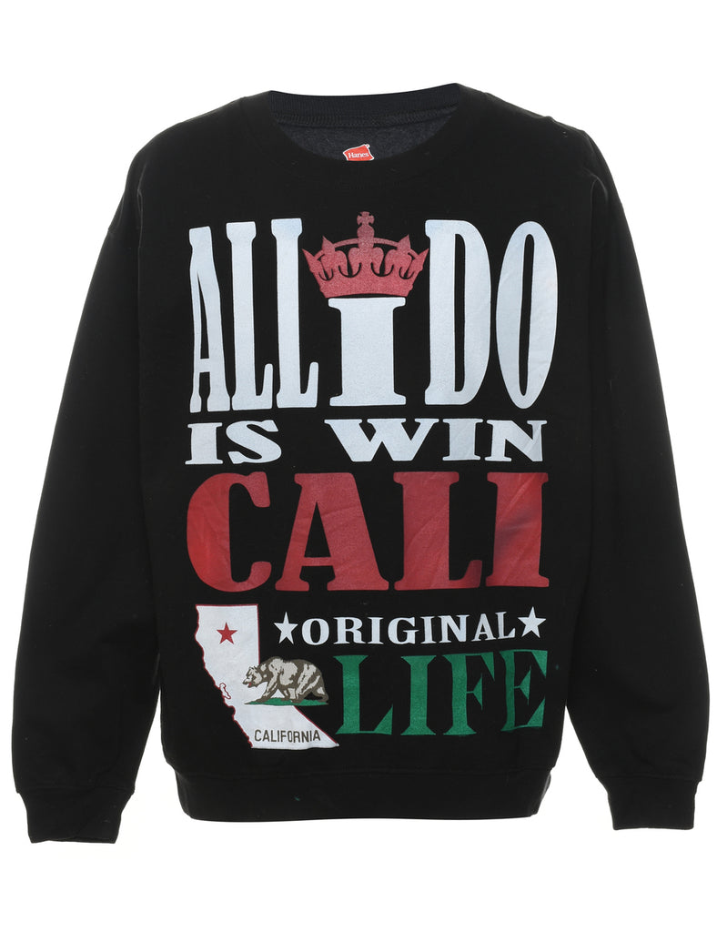 Black Christmas Sweatshirt - L