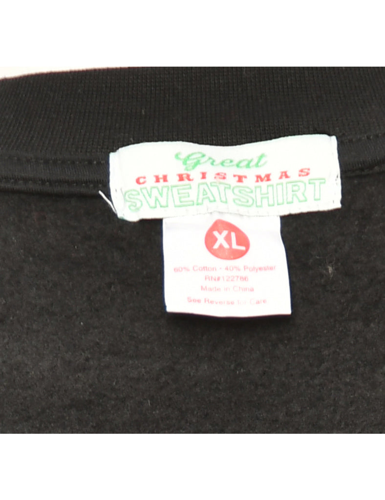 Black Christmas Sweatshirt - XL