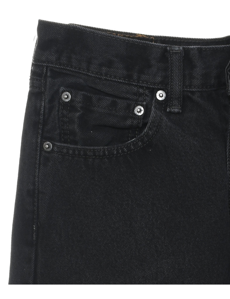 Black Levi's 505 Straight-Fit Jeans - W31 L32