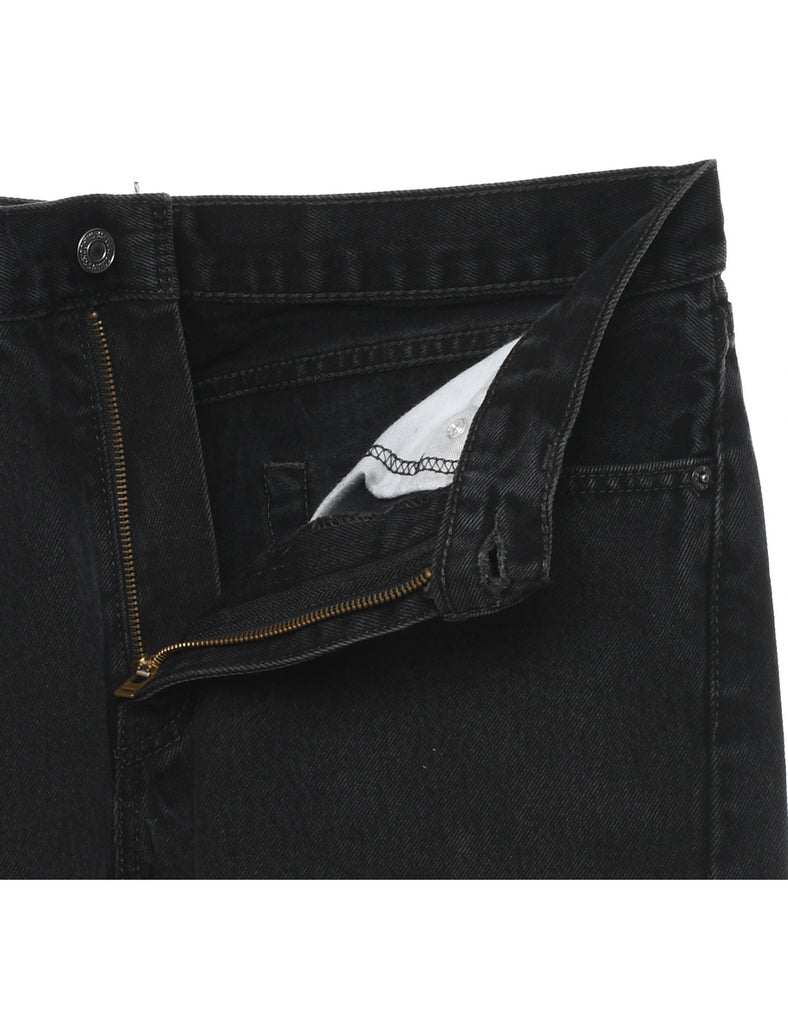 Black Levi's 505 Straight-Fit Jeans - W31 L32