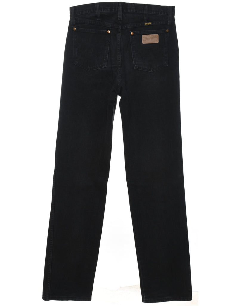 Black Straight-Fit Wrangler Jeans - W31 L36
