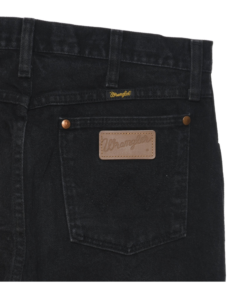 Black Straight-Fit Wrangler Jeans - W31 L36