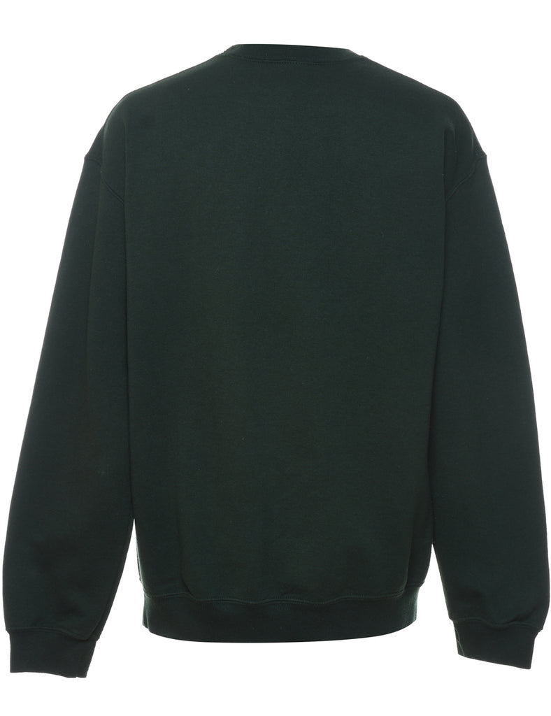 Brew Thru Multi-Colour Printed Christmas Sweatshirt - M