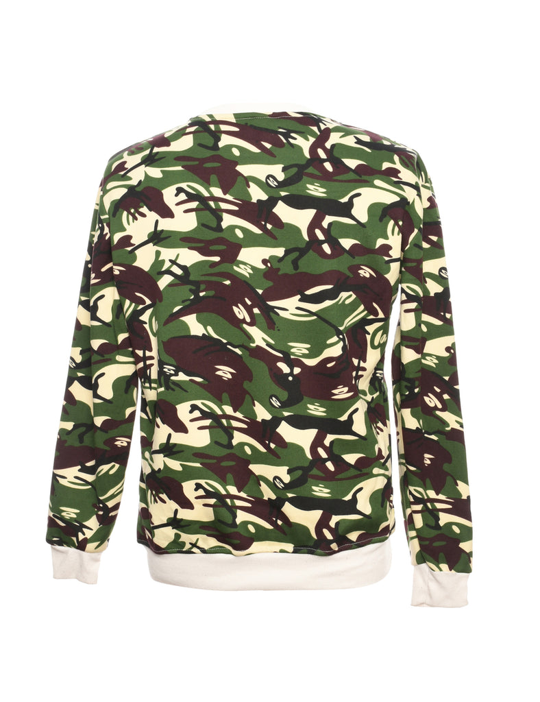Camoflage Multi Colour Sweatshirt - L