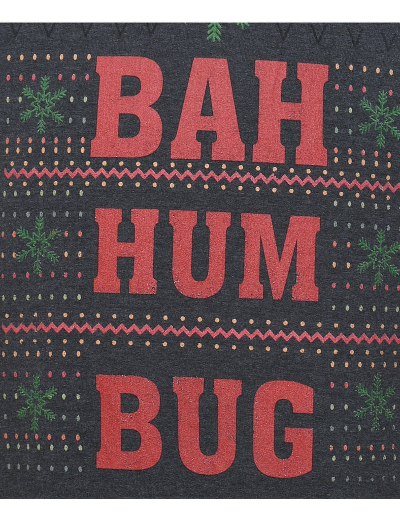Dark Grey Christmas Sweatshirt - S