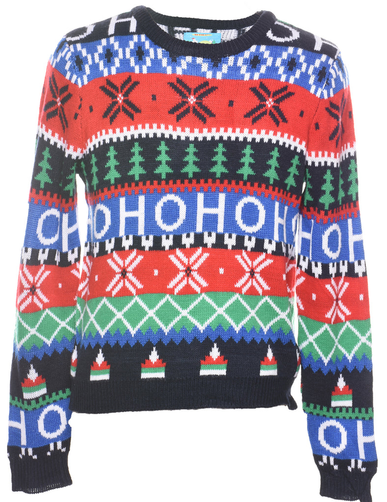 Festive Season Christmas Jumper - M
