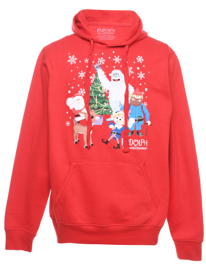 Festive Season Hooded Christmas Sweatshirt - XL