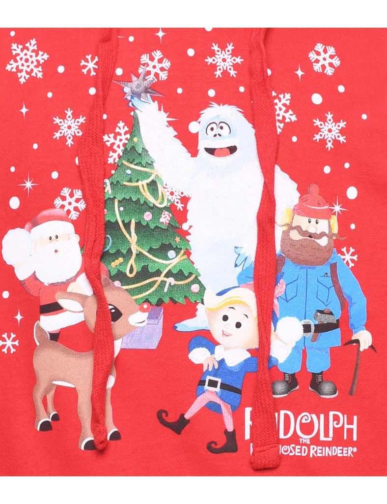 Festive Season Hooded Christmas Sweatshirt - XL