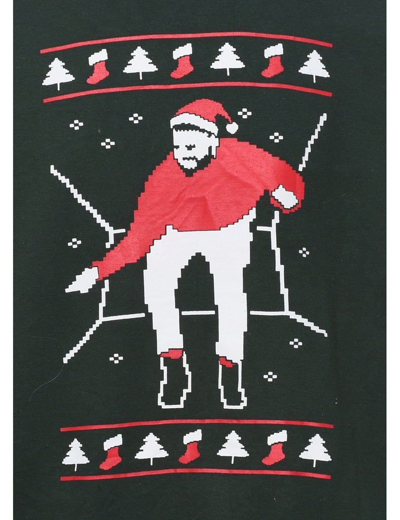 Green Drake Christmas Sweatshirt - M