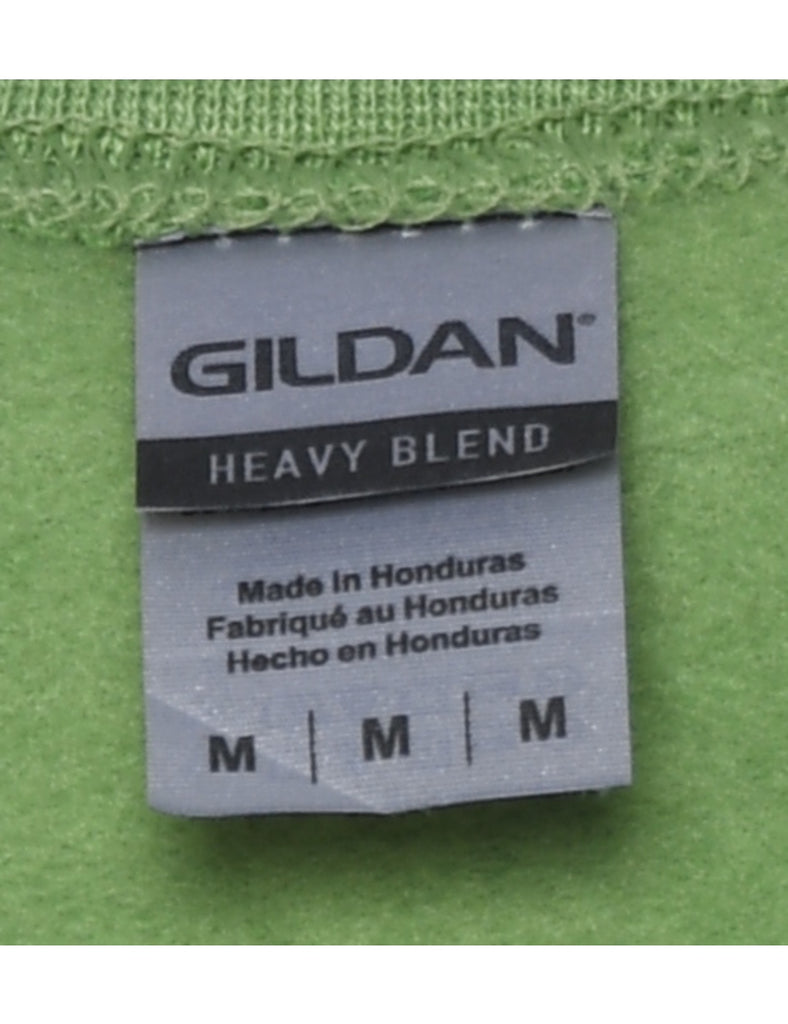 Green Plain Sweatshirt - M