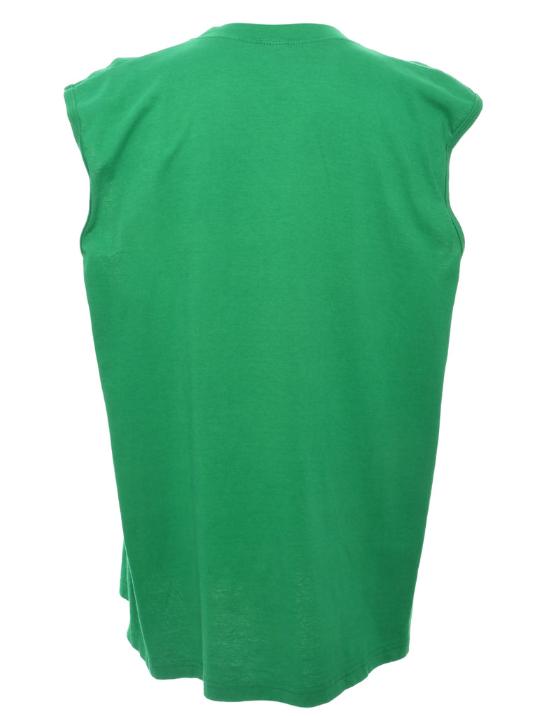 Green Plain T-shirt - XL