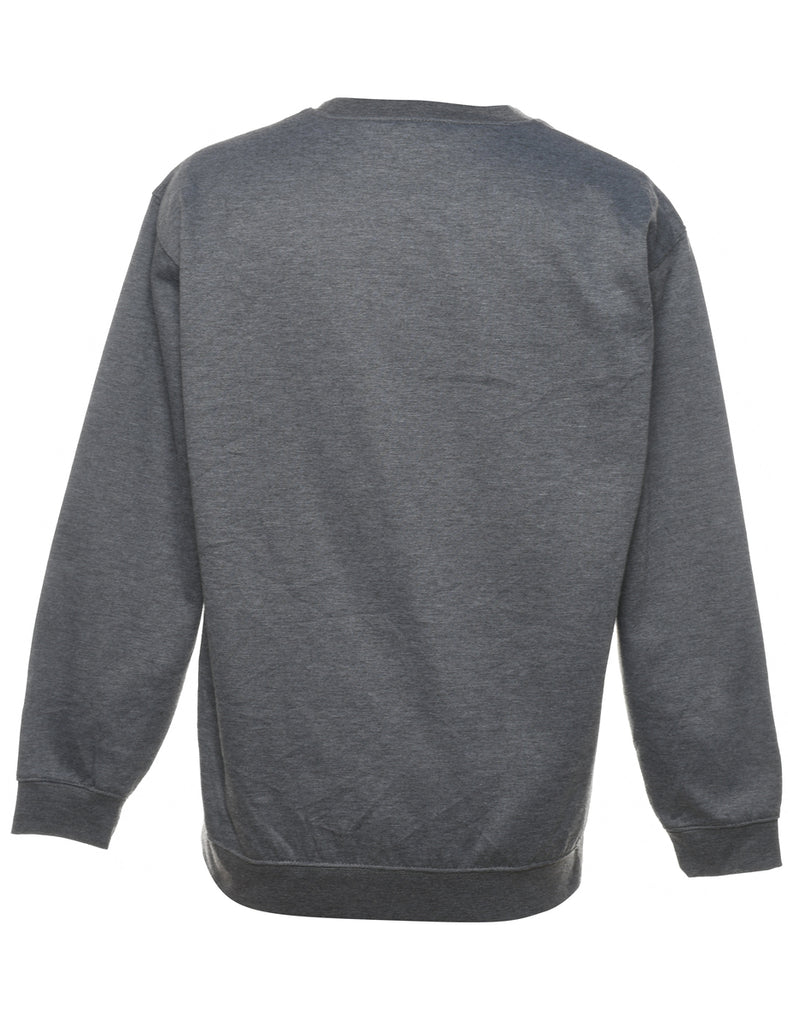Grey Christmas Sweatshirt - M
