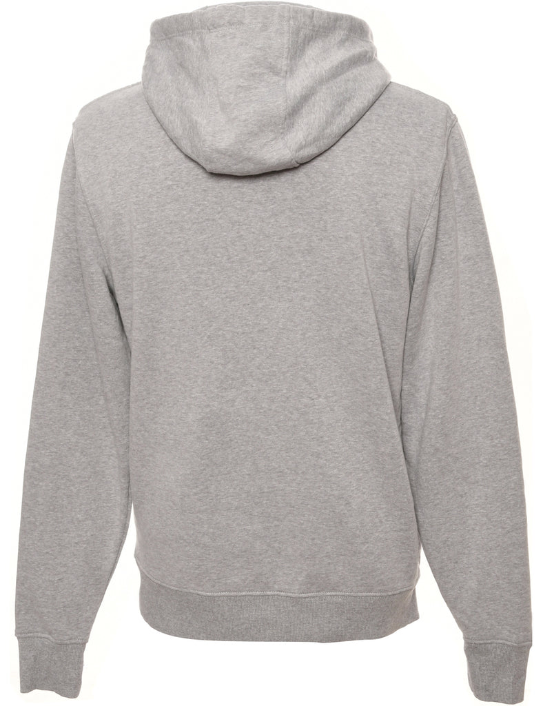 Grey Printed Hoodie - XL