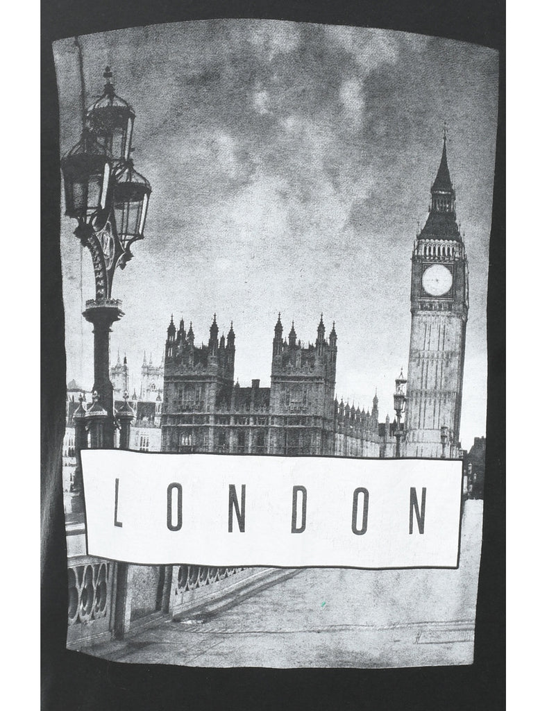 London Printed T-shirt - L