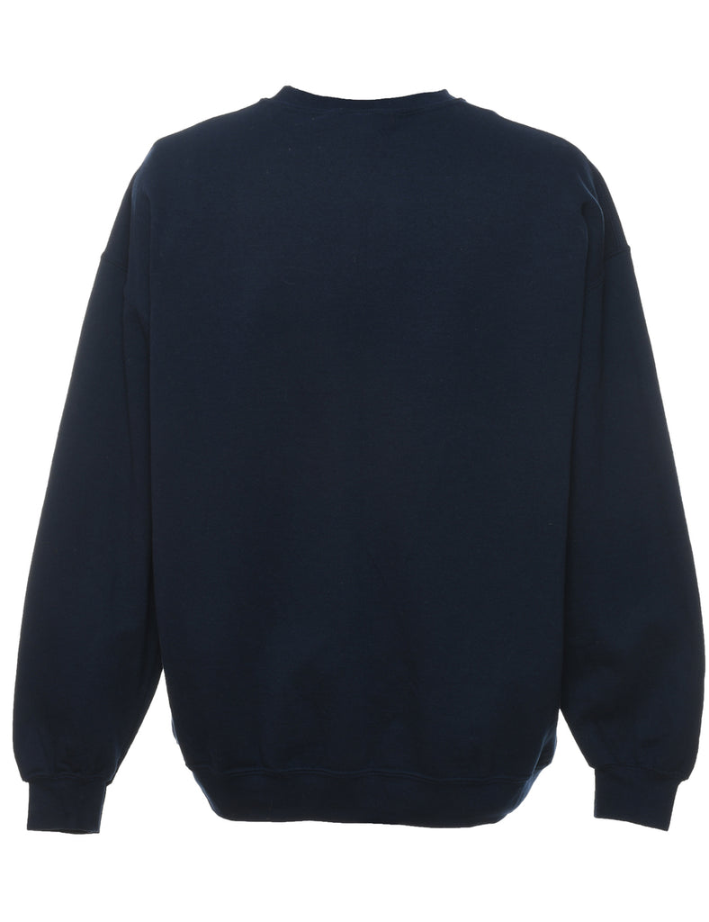 Navy Christmas Sweatshirt - XL