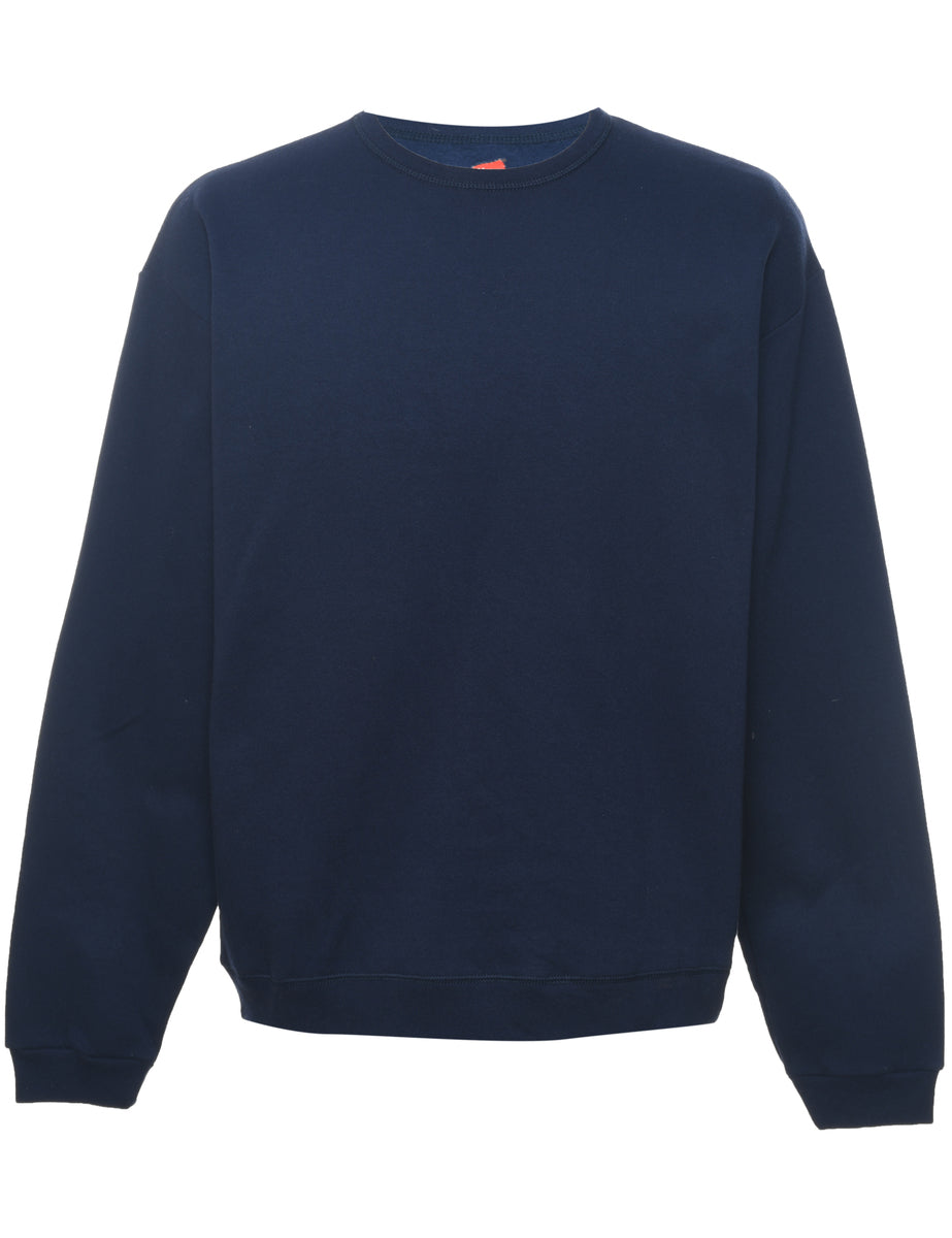 Plain navy sweatshirt 2025