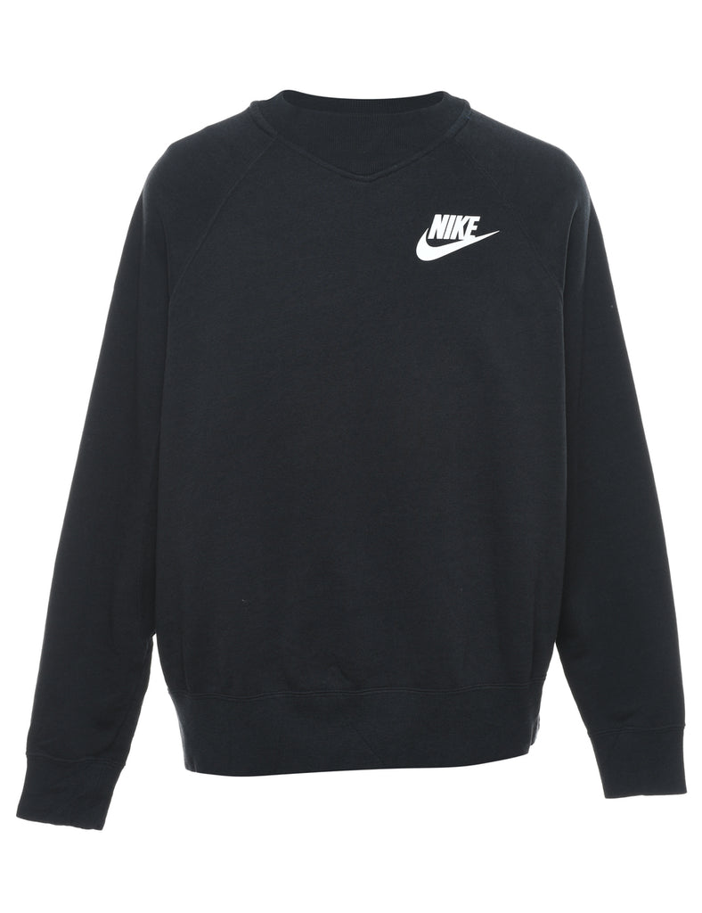 Nike Black Plain Sweatshirt - L