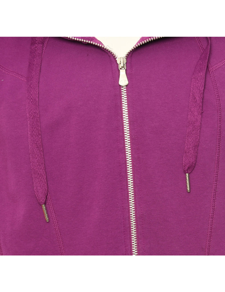 Purple Champion Hooded Track Top - L