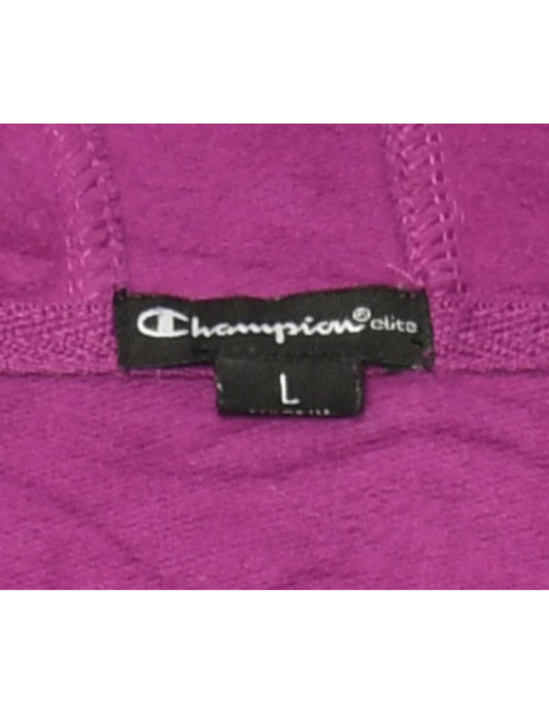 Purple Champion Hooded Track Top - L