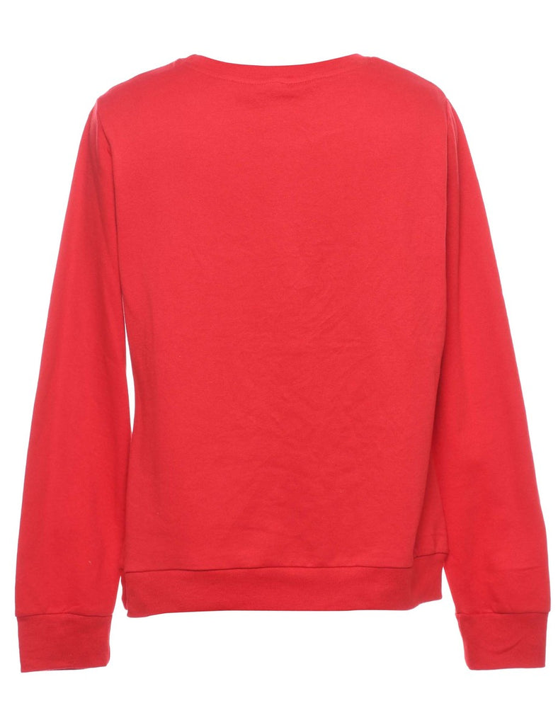 Red Christmas Sweatshirt - L
