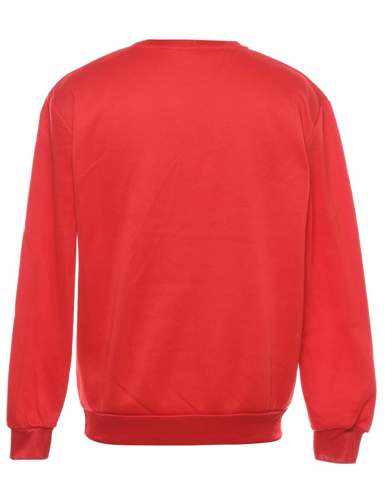Red Christmas Sweatshirt - L