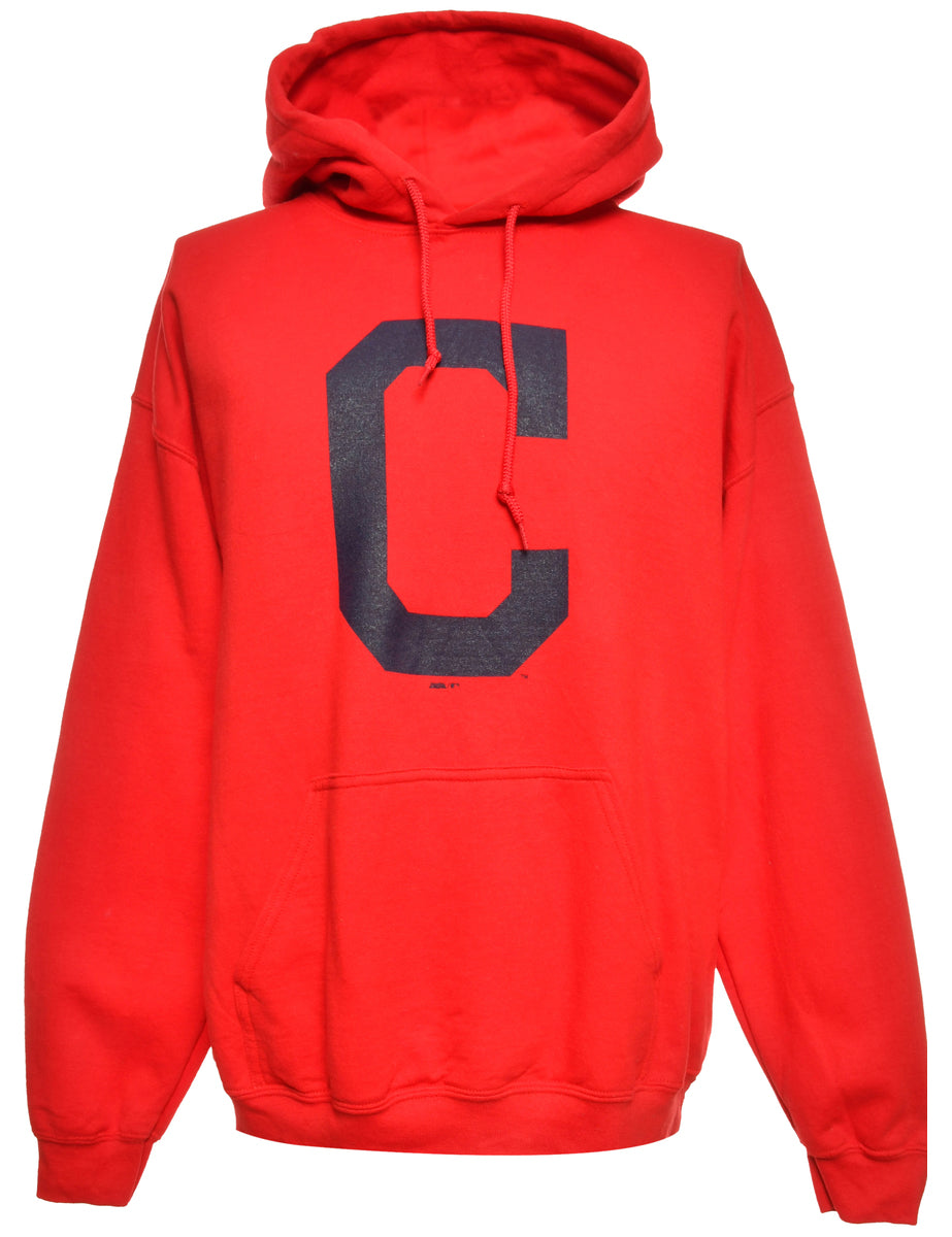 Red champion best sale hoodie big c