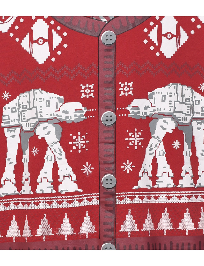 Red Star Wars Christmas Sweatshirt - XL