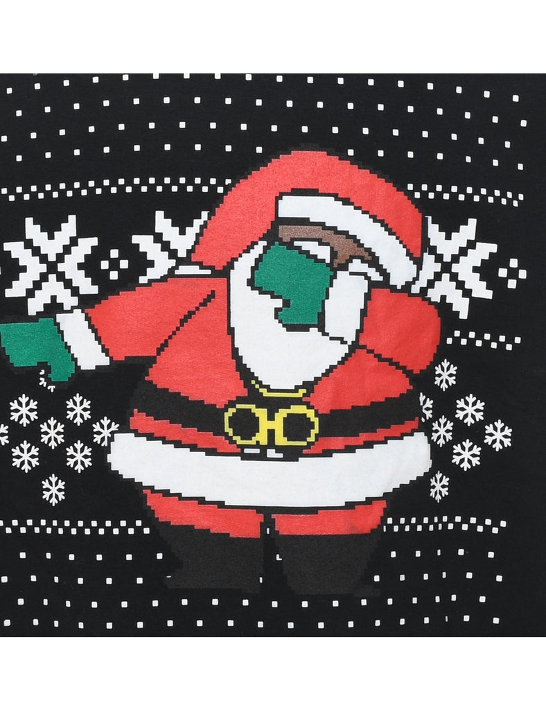 Santa Claus Christmas Sweatshirt - L