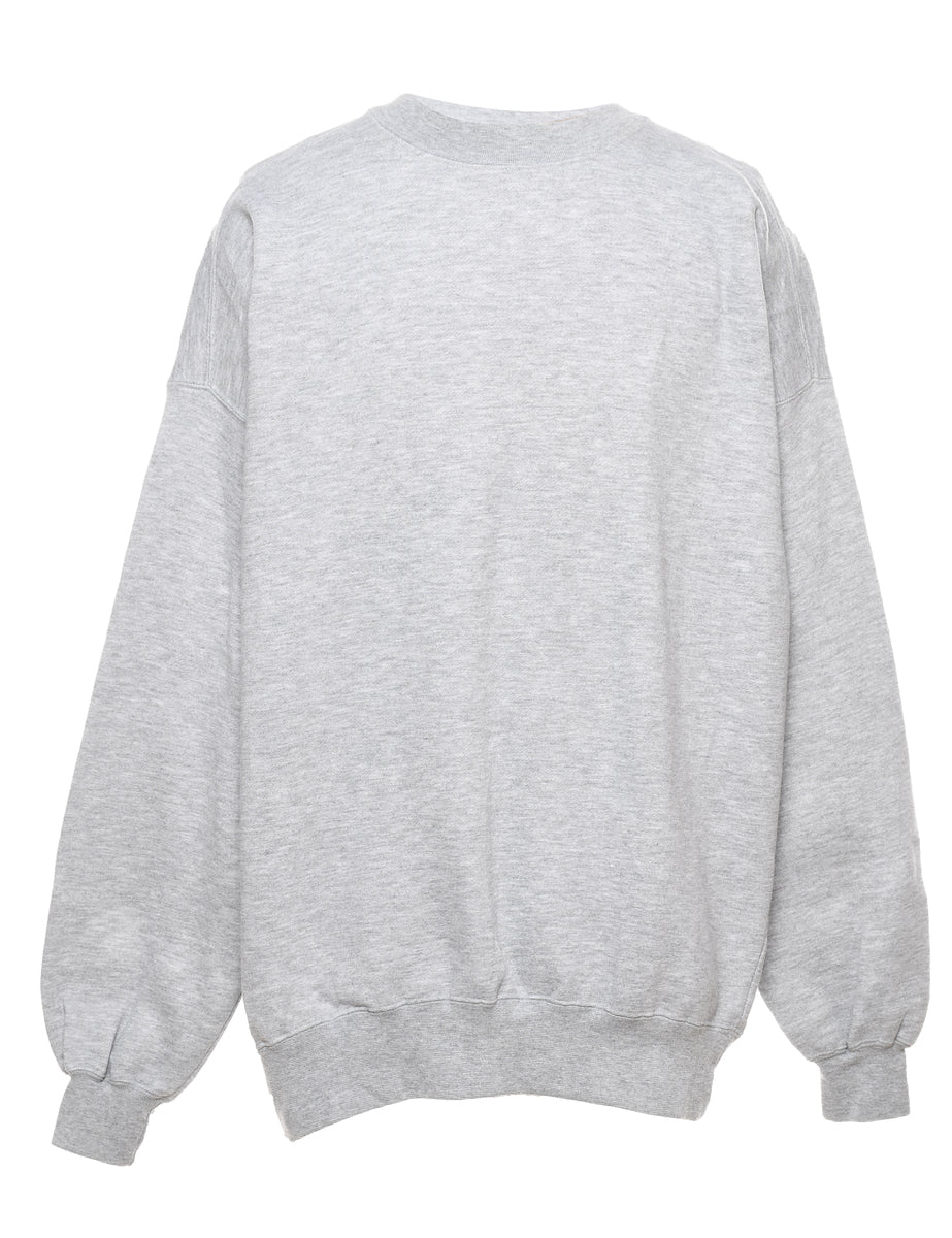 Unisex Umbro Umbro Marl Grey Plain Sweatshirt Grey XL Beyond Retro