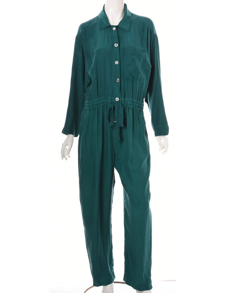 Beyond Retro Label 100% Silk Jumpsuit