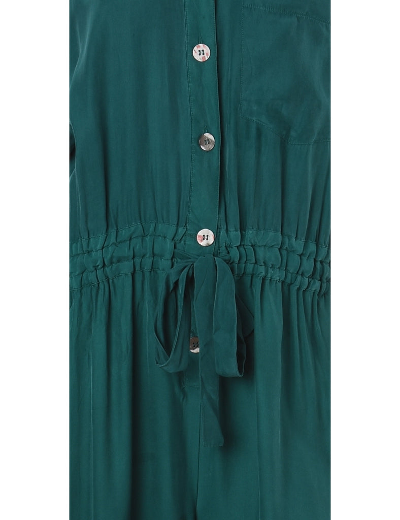 Beyond Retro Label 100% Silk Jumpsuit