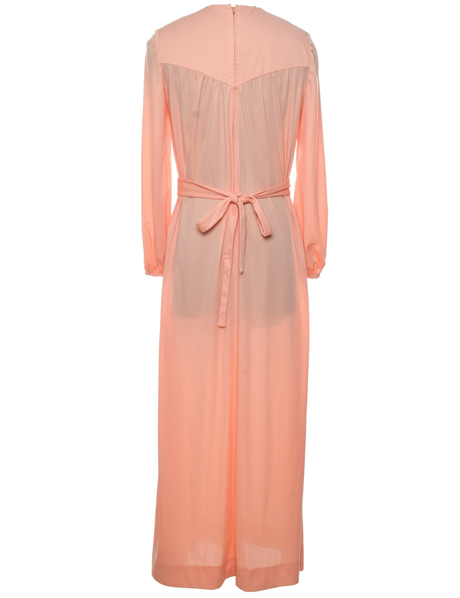 Womens peach maxi dress hotsell