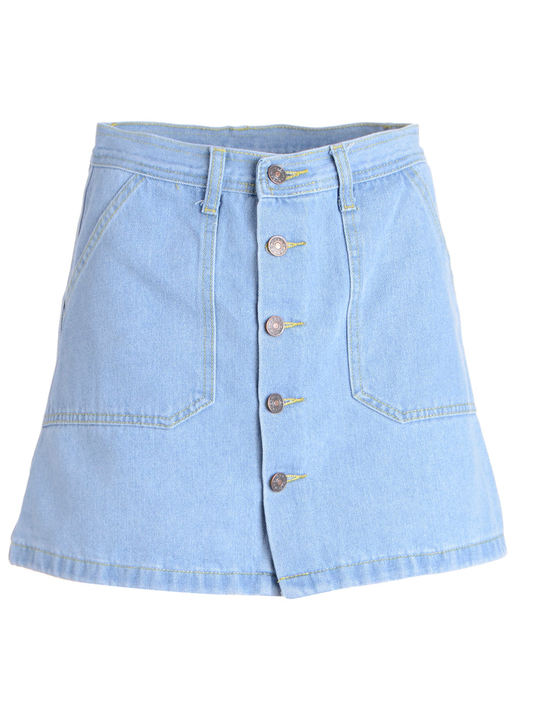 Beyond Retro Label A-Line Denim Skirt