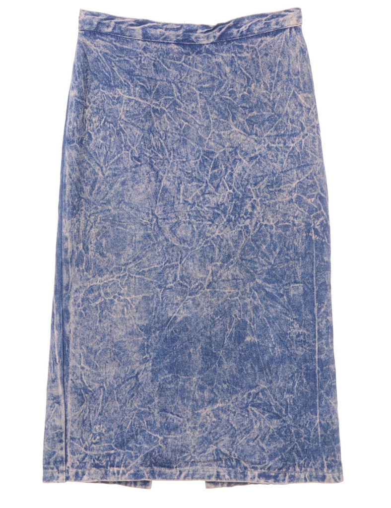 Acid Wash Midi Skirt - Skirts - Beyond Retro
