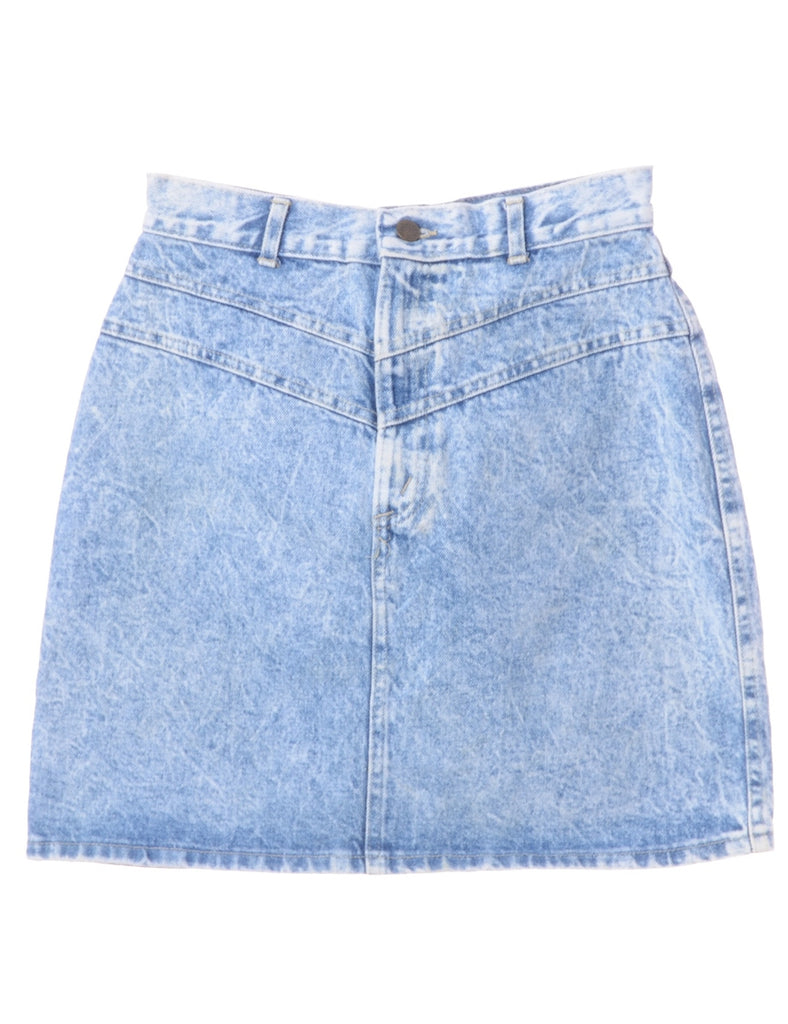 Beyond Retro Label Acid Wash Mini Skirt