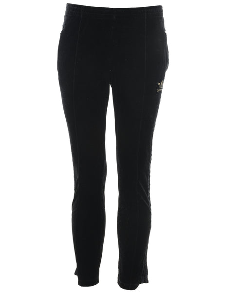 Adidas black velvet leggings outlet