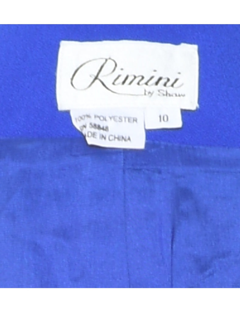 Blue 1980s Sparkly Jacket - M