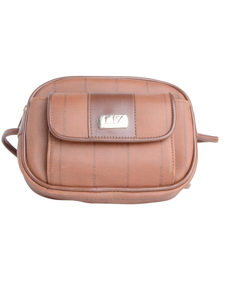 Beyond Retro Label Brown Shoulder Bag