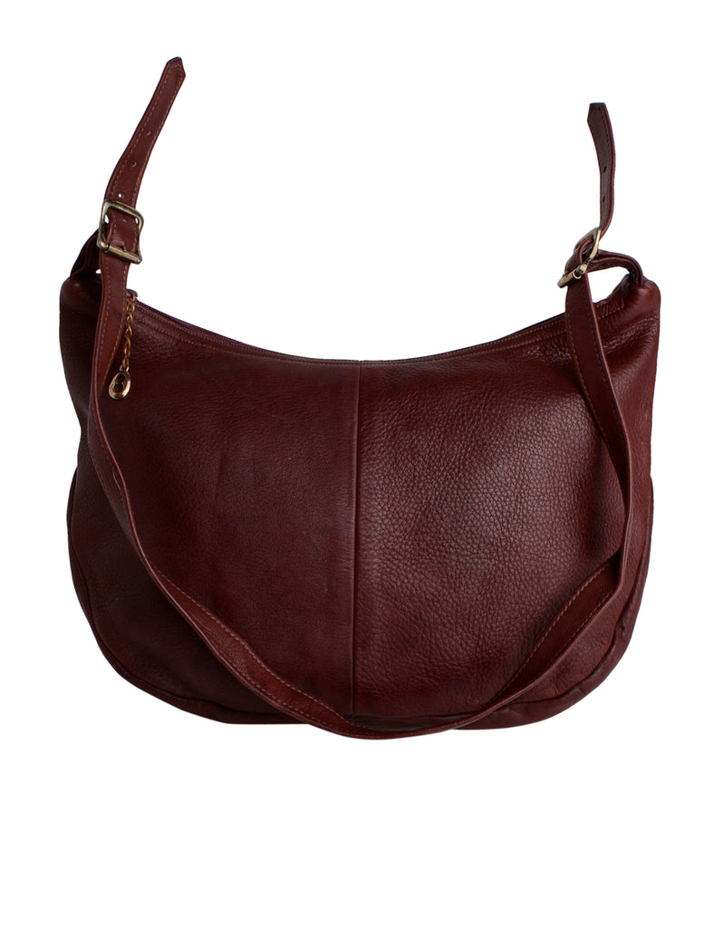 Beyond Retro Label Brown Shoulder Bag