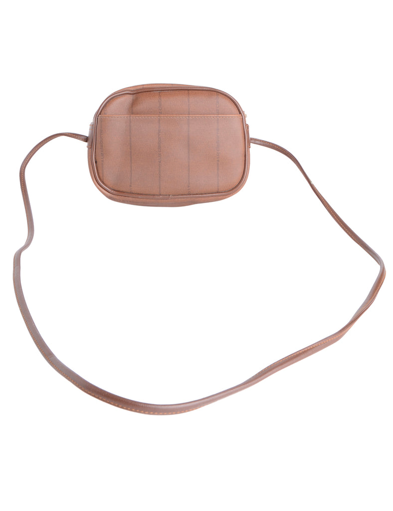 Beyond Retro Label Brown Shoulder Bag