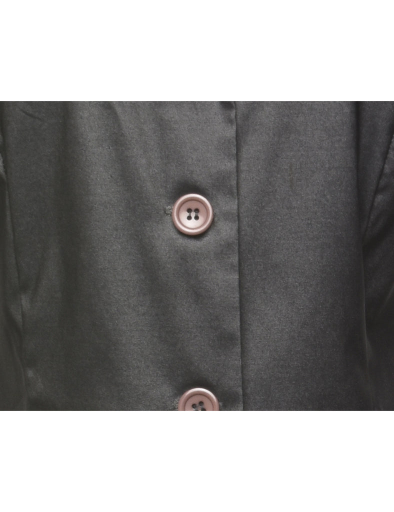 Button Front Jacket - M