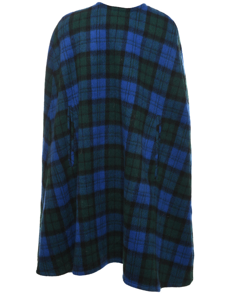 Checked Cape - M