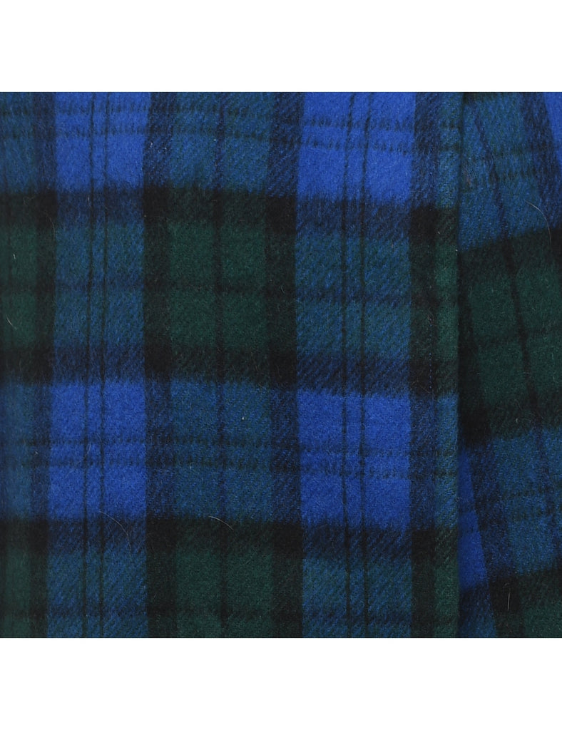 Checked Cape - M
