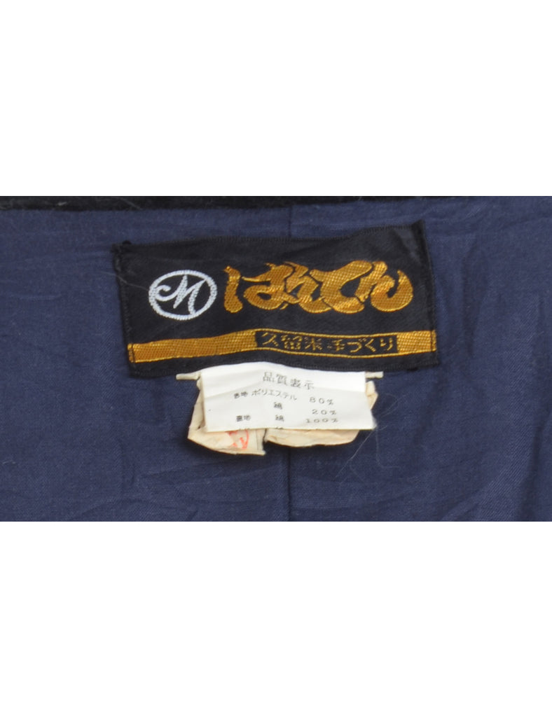 Beyond Retro Label Checked Cropped Kimono