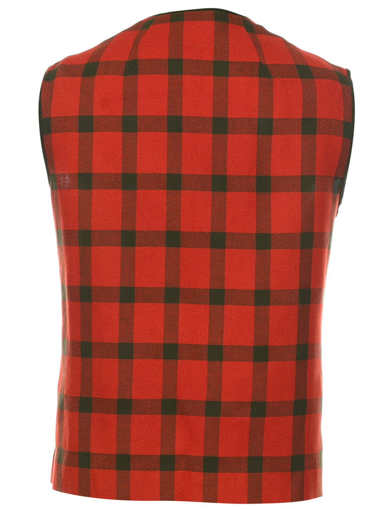 Checked Waistcoat - M