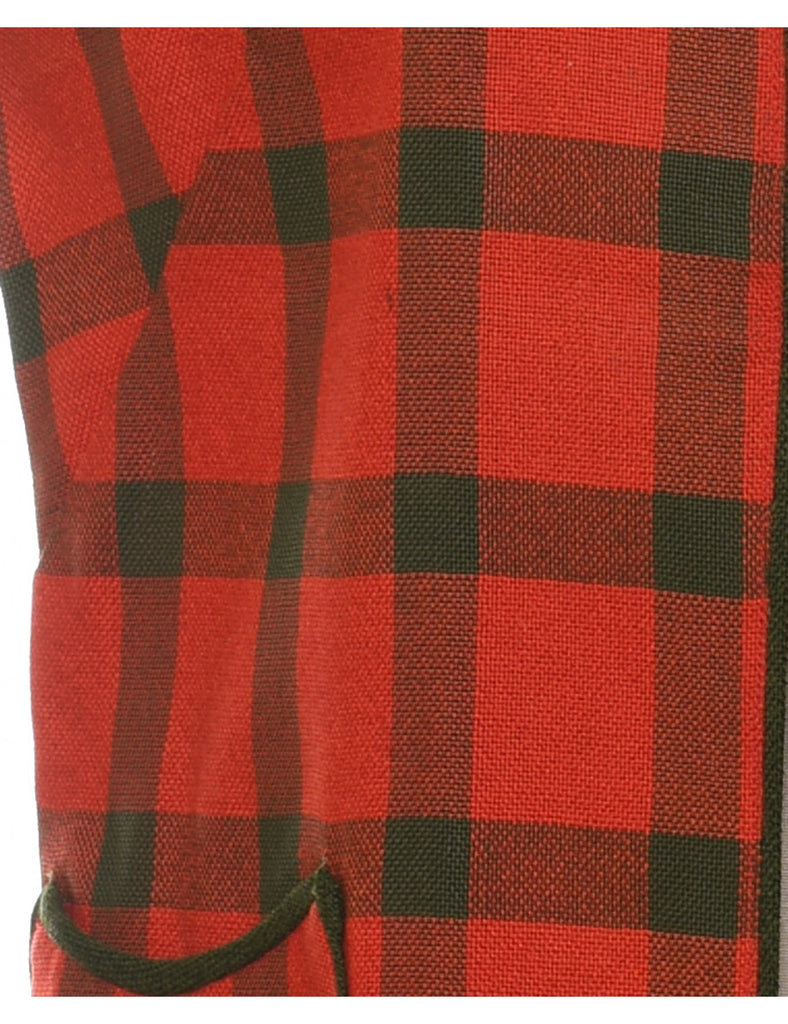 Checked Waistcoat - M